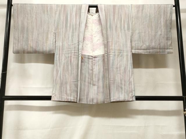 平和屋着物#羽織 よろけ縞 正絹 逸品 CABF3982ev