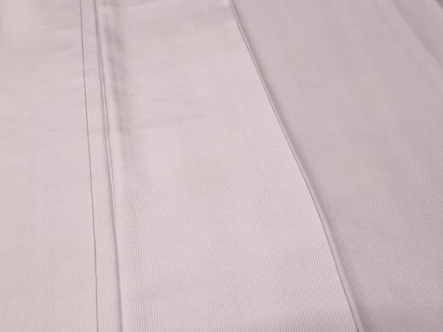 平和屋着物■上質な色無地 縞地紋 枯野色 正絹 逸品 CABF4087ev