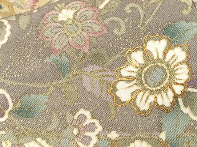 平和屋着物■豪華色留袖 駒刺繍 鳳凰更紗花唐草文 暈し染め 金彩 正絹 逸品 CABF4117ev