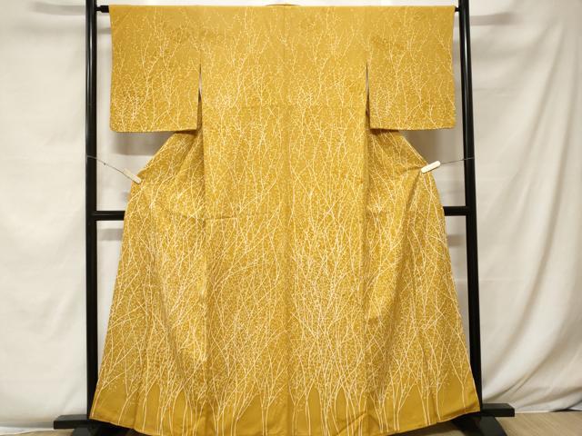 平和屋着物□訪問着 枝葉文 正絹 逸品 CABF4125ev