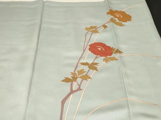 平和屋着物■訪問着 竹枝花文 暈し染め 金彩 正絹 逸品 未使用 CABF4126ev