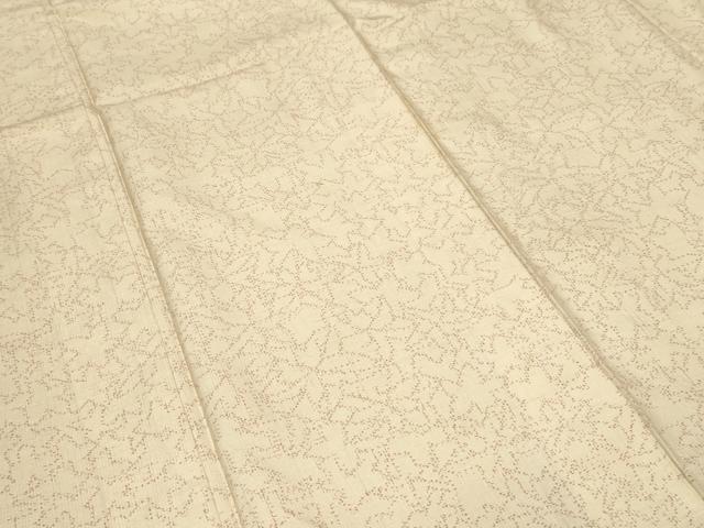 平和屋着物■上質な紬 花尽くし文 正絹 逸品 CABF4173ev