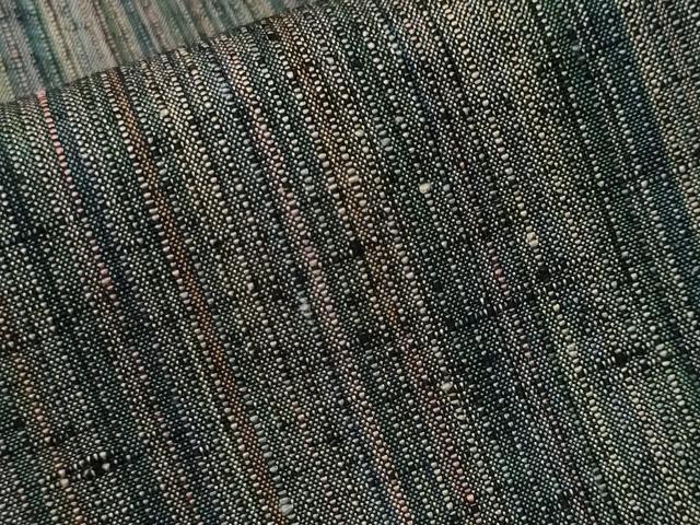平和屋着物■上質な紬 霞文 正絹 逸品 未使用 CABF4284ev