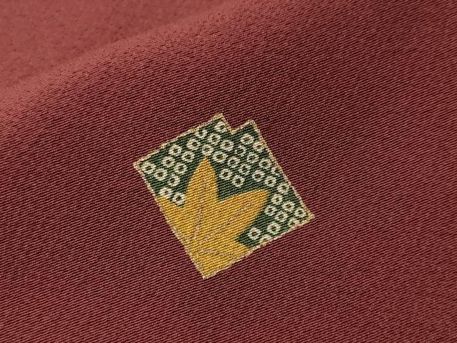 平和屋着物■上質な小紋 雪輪破れ色紙舞花文 金彩 正絹 逸品 CABF4317ev