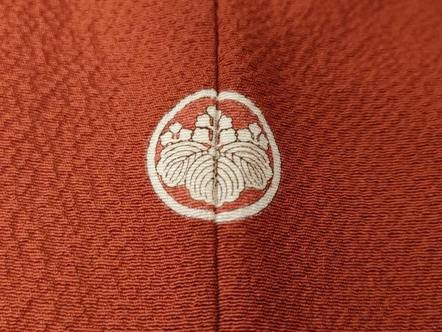 平和屋着物■上質な色無地 赤錆色 正絹 逸品 CABF4392ev