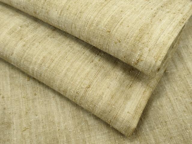 平和屋着物▽上質な紬 単衣 霞文 正絹 逸品 CABF4541rv