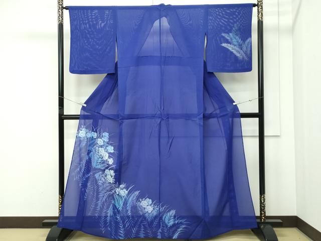 平和屋着物*夏物 訪問着 絽 草花文 正絹 逸品 CABF4600rv