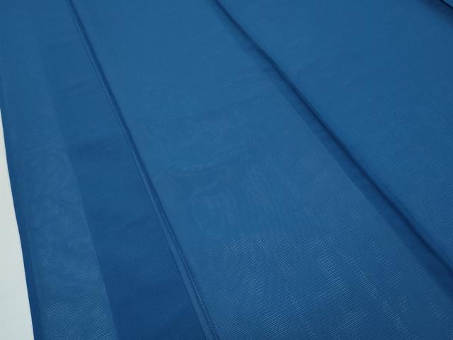 平和屋着物*夏物 色無地 絽 留紺色 正絹 逸品 CABF4601rv