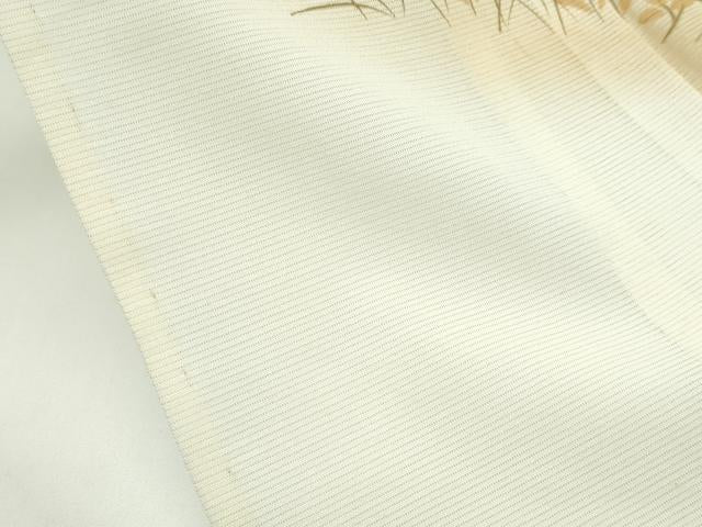 平和屋着物*夏物 訪問着 絽 刺繍 草花文 暈し染め 金彩 正絹 逸品 CABF4603rv
