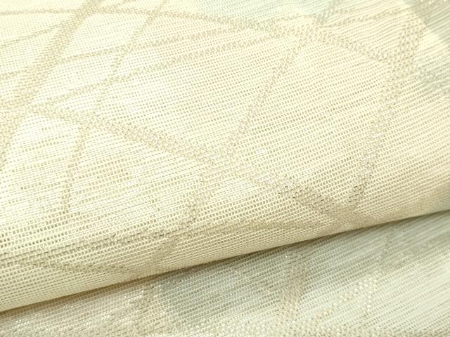 平和屋着物*夏物 六通柄袋帯 芝草楓文 金糸 正絹 逸品 CABF4673rv