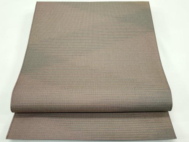 平和屋着物*夏物 八寸名古屋帯 霞文 正絹 逸品 CABL5326rv