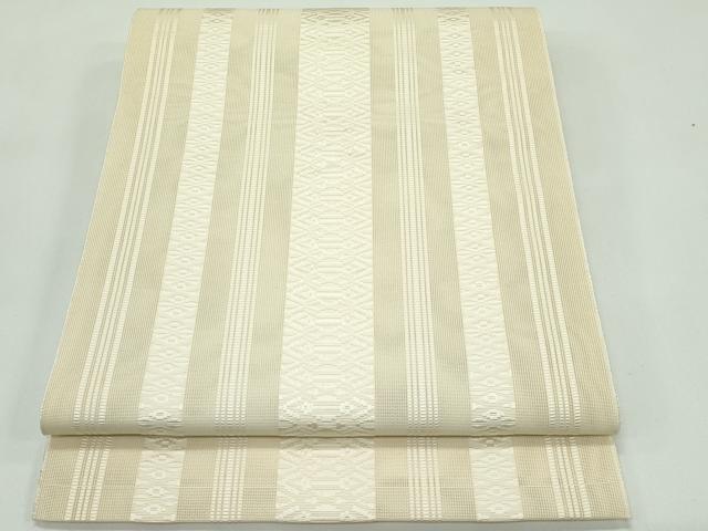 平和屋着物*夏物 本場筑前博多織 八寸名古屋帯 紗献上 正絹 逸品 未使用 CABF4690rv