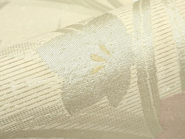 平和屋着物*夏物 六通柄袋帯 桔梗 金銀糸 正絹 逸品 CABF4718rv