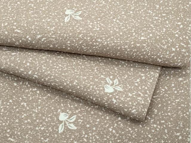 平和屋着物▽上質な小紋 単衣 蕪 成り物 たたき染め 正絹 逸品 CABF4726rv