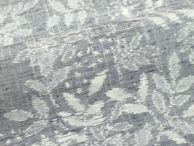 平和屋着物▽上質な紬 単衣 南天文 正絹 逸品 未使用 CABF4727rv