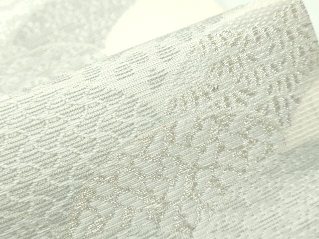 平和屋着物*夏物 九寸開き名古屋帯 唐織 青海波 金銀糸 正絹 逸品 CABF4750rv
