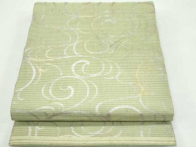 平和屋着物*夏物 丸帯 光琳水 金銀彩 正絹 逸品 CABF4751rv