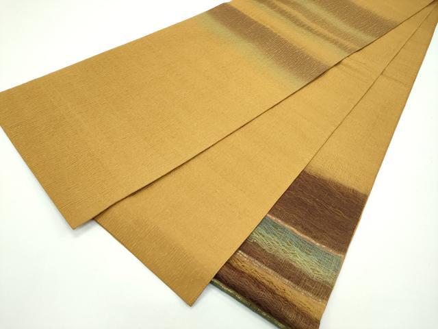 平和屋着物▽太鼓柄袋帯 スリーシーズン 春夏秋 櫛織 横段文 正絹 逸品 CABF4758rv