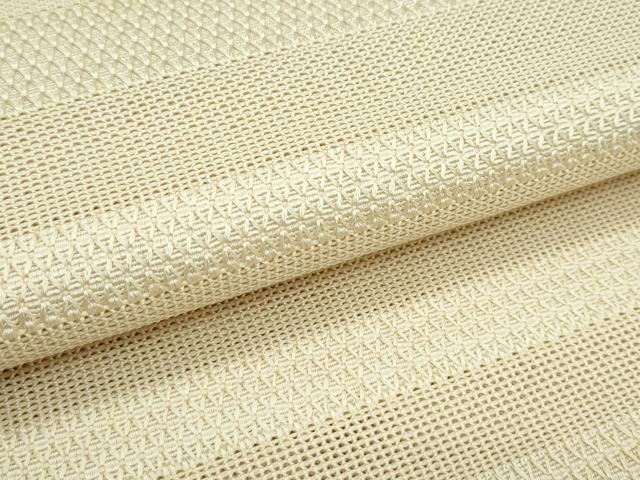 平和屋着物*夏物 八寸名古屋帯 横段文 正絹 逸品 CABF4762rv