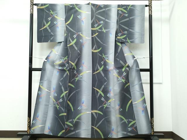 平和屋着物∴夏物 浴衣 トンボ 綿 逸品 CABF4785rv