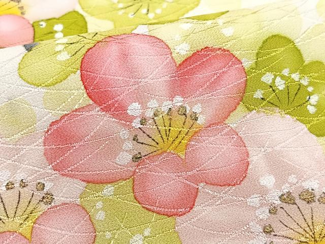平和屋着物■訪問着 手描き 枝花文 正絹 逸品 CABF4804xe