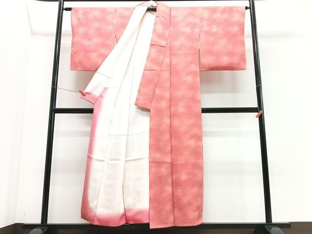 平和屋着物■上質な小紋 霞文 暈し染め 正絹 逸品 CABF4805xe