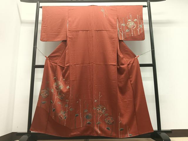 平和屋着物■訪問着 枝花文 正絹 逸品 CABF4844xe