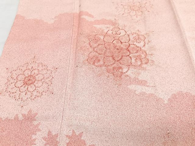 平和屋着物■訪問着 刺繍 舞花文 正絹 逸品 CABF4856xe