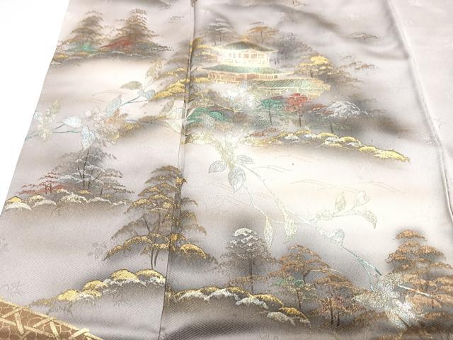 平和屋着物■訪問着 風景文 金彩 正絹 逸品 CABF4864xe