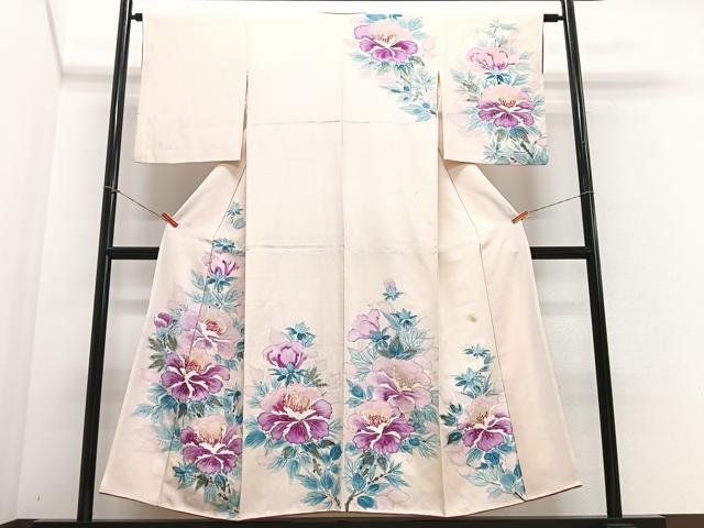 平和屋着物■訪問着 枝花文 金銀彩 正絹 逸品 CABF4868xe