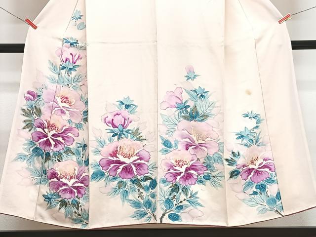 平和屋着物■訪問着 枝花文 金銀彩 正絹 逸品 CABF4868xe