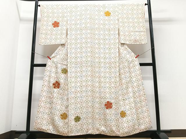 平和屋着物■訪問着 駒刺繍 花尽くし 金彩 正絹 逸品 CABF4900xe