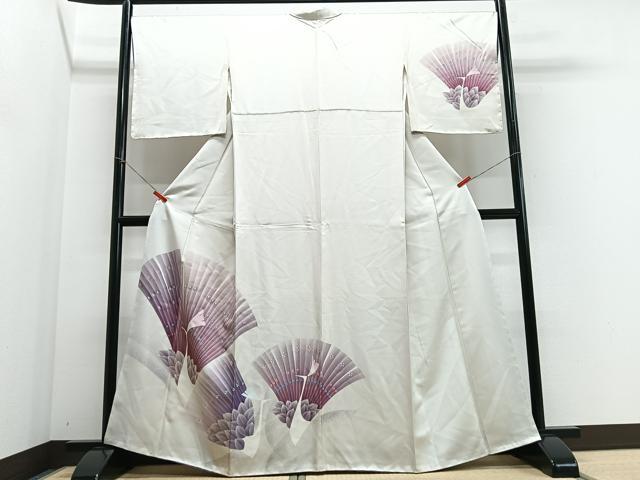 平和屋着物■訪問着 孔雀文 正絹 逸品 CABF4910xe