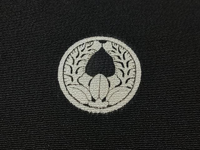 平和屋着物■豪華黒留袖 駒刺繍 草花文 金彩 正絹 逸品 CABF4979xe