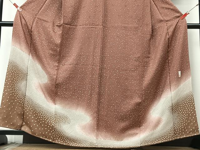 平和屋着物■訪問着 作家物 絞り 大小霰 暈し染め 金彩 正絹 逸品 CABF5036xe