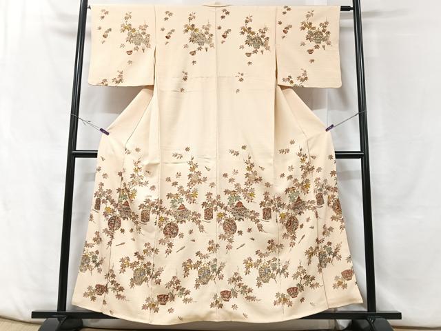 平和屋着物□訪問着 仕覆楓文 正絹 逸品 CABF5142xe