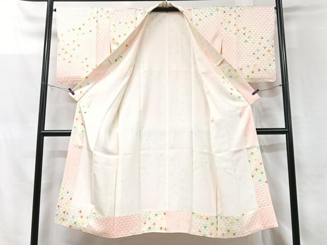 平和屋着物■長襦袢 袷 水玉 暈し染め 正絹 逸品 CABF5155xe