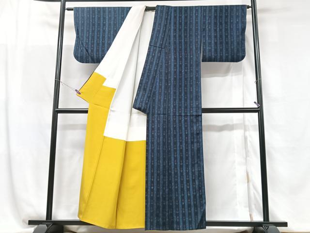 平和屋着物■小紋 花間道 洗える着物 CABF5194xe