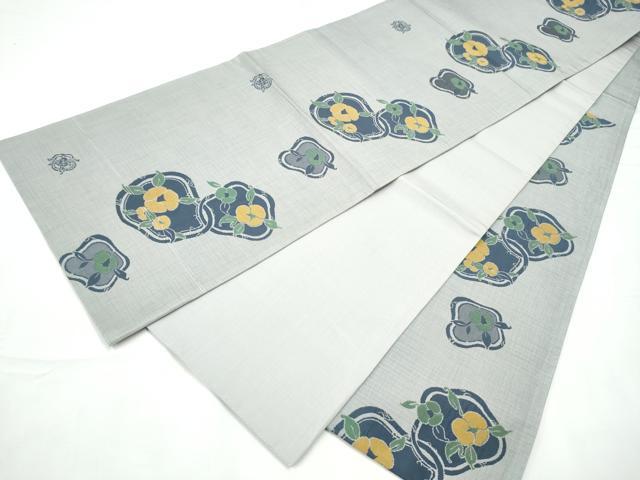 平和屋着物●六通柄袋帯 舞花文 正絹 逸品 CABF5226hy