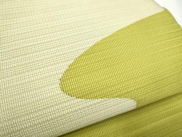 平和屋着物●八寸名古屋帯 すくい織 流水文 正絹 逸品 CABF5294hy