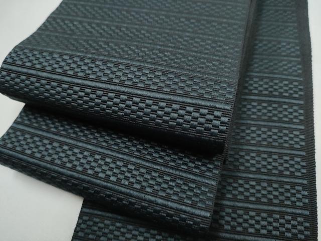 平和屋着物●男性 博多帯 角帯 横段文 CABF5391hy