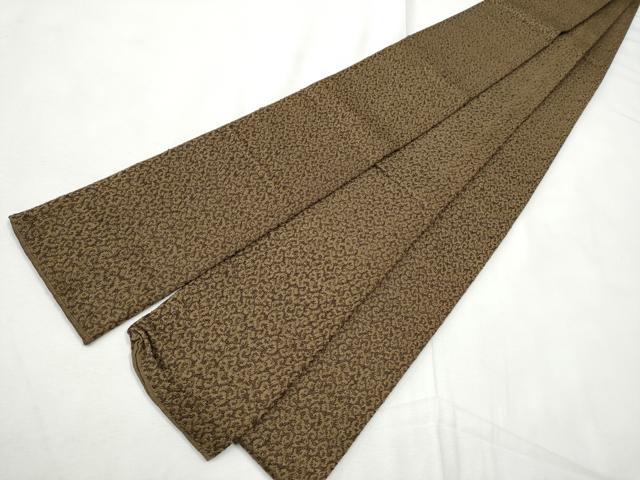 平和屋着物●男性 角帯 唐草文 正絹 逸品 CABF5404hy