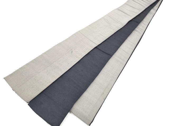 平和屋着物●男性 本場筑前博多織 角帯 霞文 正絹 逸品 CABF5560hy