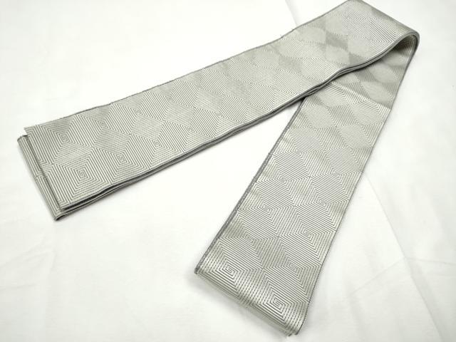 平和屋着物●男性 両面 角帯 幾何学文様 CABF5565hy