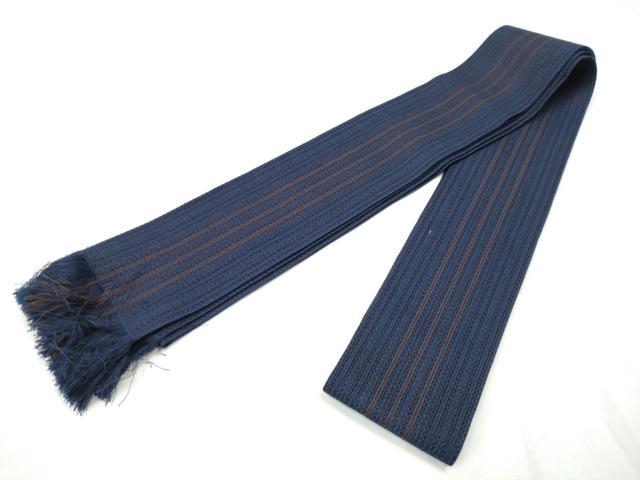 平和屋着物●男性 角帯 間道 正絹 逸品 CABF5593hy