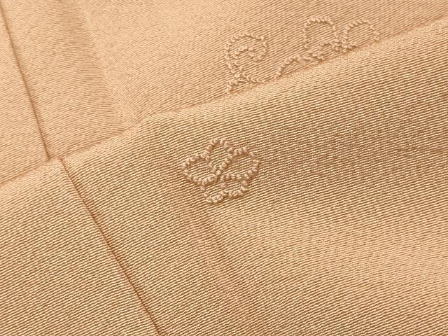 平和屋着物■中国三大刺繍 総相良刺繍 無地絵羽訪問着 舞花文 水柿色 正絹 逸品 CABF5713oy