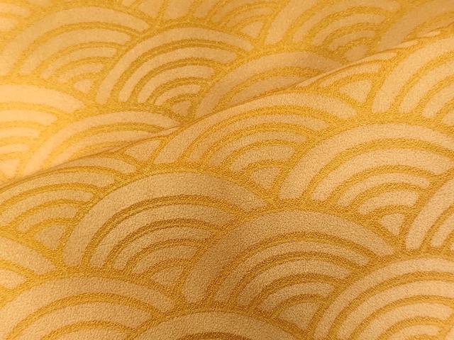 平和屋着物■訪問着 青海波文 暈し染め 正絹 逸品 CABF5721oy