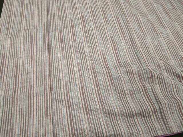 平和屋着物■上質な紬 縞 正絹 逸品 CABF5727oy