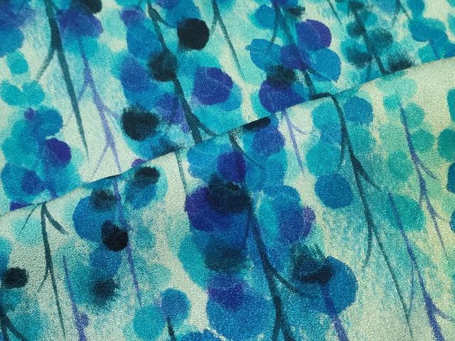 平和屋着物■訪問着 手描き 樹林文 暈し染め 正絹 逸品 CABF5728oy