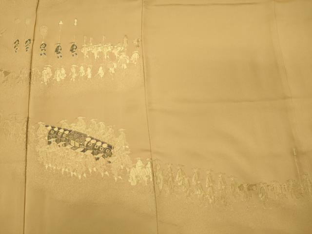 平和屋着物■豪華色留袖 人物文 寿光織 金糸 鈴乃屋扱い 正絹 逸品 CABF5822oy